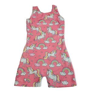 Arshiner unicorn gymnastics Unitard 10/12
